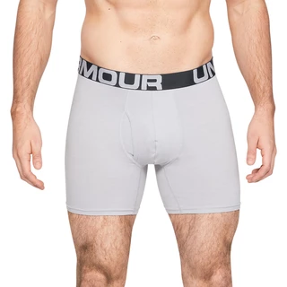 Férfi boxeralsó Under Armour Charged Cotton 6in 3 Pack - Mod Gray Medium Heather