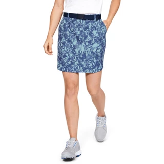 Women’s Golf Skirt Under Armour Links Woven Printed Skort - Blue Frost