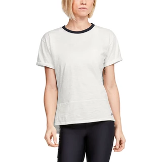 Women’s T-Shirt Under Armour Charged Cotton SS - Onyx White - Onyx White