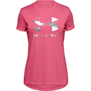 Girls’ T-Shirt Under Armour Tech Graphic Big Logo SS - Pink Lemonade