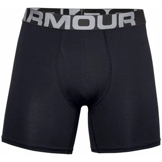 Boxerky Under Armour Charged Cotton 6in 3ks - Black