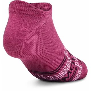 Női rövid zokni Under Armour Women's Essential NS 6 pár - Rózsaszín Kvarc