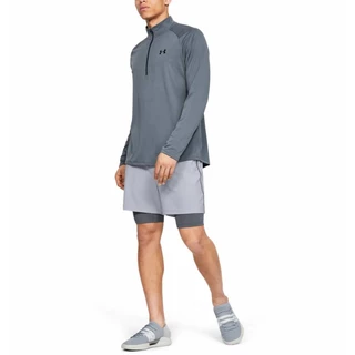 Pánske kraťasy Under Armour Qualifier 2-in-1 Short - Mod Gray