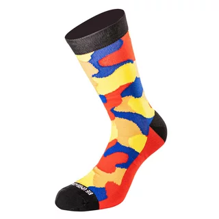 Ponožky Undershield Camo Short žlutá/červená/modrá