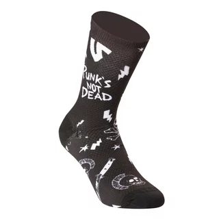 Ponožky Undershield Punk's Not Dead černá
