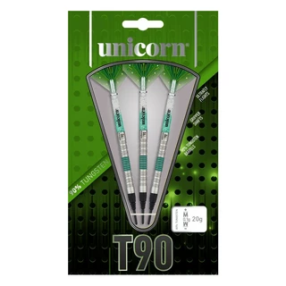 Lotki woframowe do darta Unicorn Core XL T90 Green S2 90% 3 szt.