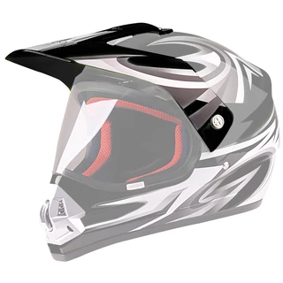 Replacement Visor for WORKER V340 Helmet - Black and Graphics