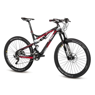 Celoodpružený bicykel 4EVER Virus SXC1 - model 2015 - čierno-červená