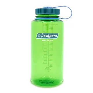 Outdoor Water Bottle NALGENE Wide Mouth Sustain 1 L - Aubergine - Parrot Green