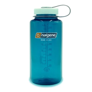 Outdoor Water Bottle NALGENE Wide Mouth Sustain 1 L - Flamingo Pink - Trout Green 32 NM