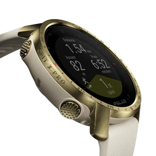 Outdoorové hodinky Polar Grit X Pro - hnědo-zlatá