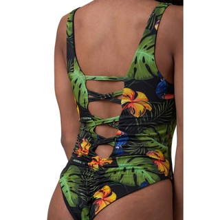 Women’s One-Piece Swimsuit Nebbia High Energy Monokini 560 - Jungle Green