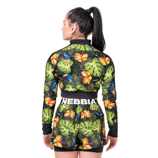 Dámska bunda Nebbia High-Energy Cropped Jacket 564 - Jungle Green