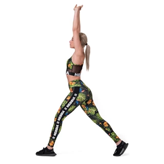 Női leggings Nebbia High Waist Performance Leggings 567 - Dzsungel Zöld