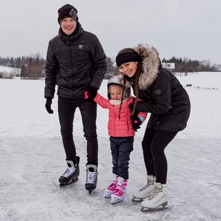 Children’s Ice Skates WORKER Izabely Pro – with Fur