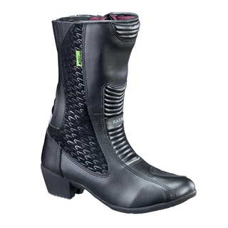 Damskie skórzane buty motocyklowe W-TEC Kurkisa - Czarny