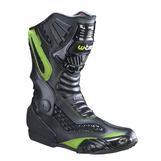 Leather Moto Boots W-TEC Brogun NF-6003 - Fluo