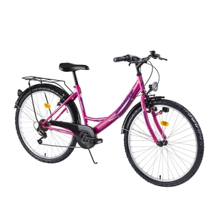 Kreativ 2614 26" - Modell 2017-Damen Trekking-Fahrrad - Ivory - Pink