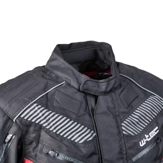 Férfi motoros kabát W-TEC Kamicer - fekete-szürke
