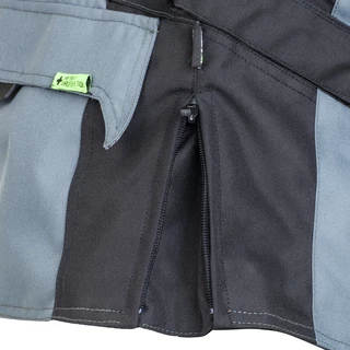 Moto jakna W-TEC Astair - črno-siva-zelena