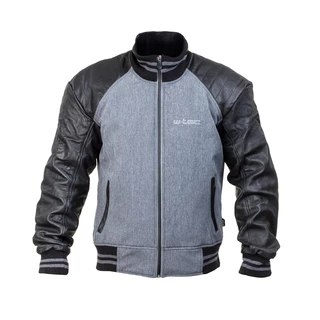 Men's Moto Jacket W-TEC Janchee - Black-Grey
