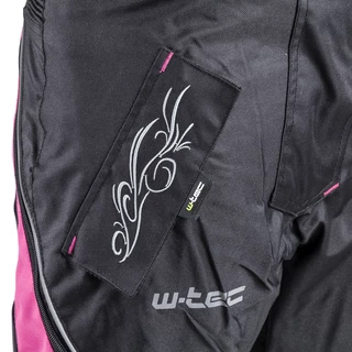 Women’s Moto Pants W-TEC Kaajla - Black-White