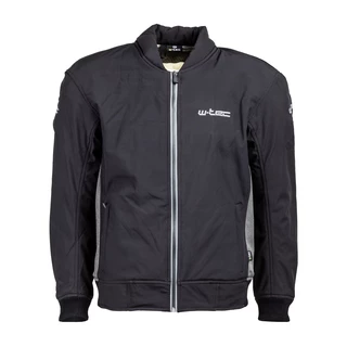 Men’s Softshell Moto Jacket W-TEC Langon - Black-Grey