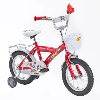 Detský bicykel DHS Lucky 1401 - červená