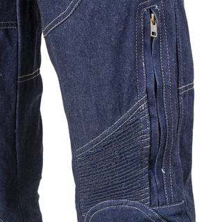 Spodnie motocyklowe damskie jeansowe W-TEC NF-2990 - OUTLET - Ciemny niebieski