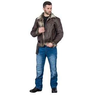 Men’s Leather Moto Jacket W-TEC NF-1125