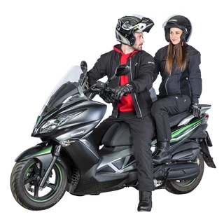 Męskie spodnie motocyklowe soft-shell W-TEC Guslic - Czarny