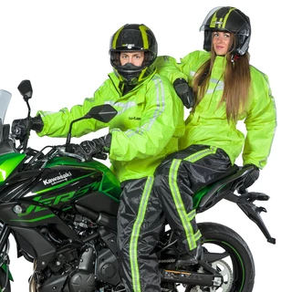 Motocyklowa kurtka przeciwdeszczowa W-TEC Rainy - Fluo żółty