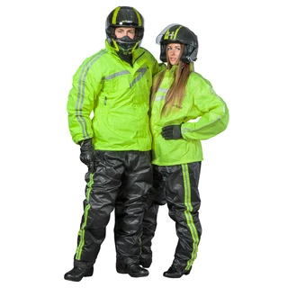 Moto pláštěnka W-TEC Rainy - fluo žlutá