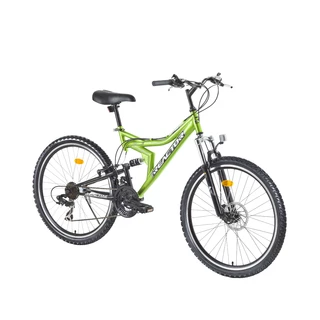 Összteleszkópos kerékpár Reactor Flex 26" - fekete-zöld
