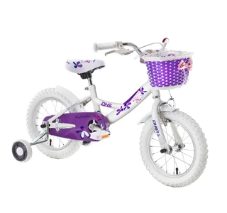 Detský bicykel DHS Miss Fourteen 1404 14" - model 2015 - biela