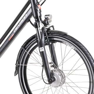 Miejski rower elektryczny Devron 28122 4.0 - Czarny