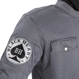 Męska kurtka motocyklowa W-TEC Black Heart Garage Built Jacket - Ciemny szary
