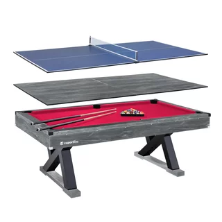 Billiards Table 3-in-1 inSPORTline Residento - Dark Wood