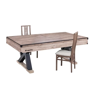 Biliardový stôl 3v1 inSPORTline Residento - tmavé drevo