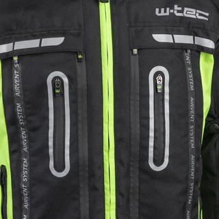 Moto bunda W-TEC Gelnair - černo-zelená