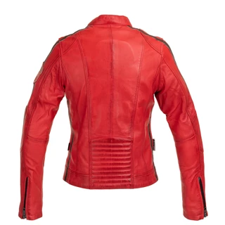 Dámska kožená bunda W-TEC Umana - 2. akosť - červená