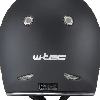 Kask motocyklowy retro W-TEC V135 SWBH Fiber Glass