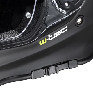 Kask motocyklowy zamknięty z blendą W-TEC V331 PR - Matowy czarny