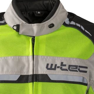 Nyári motoros kabát  W-TEC Saigair - Fluo Sárga-Fekete