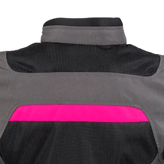 Női nyári motoros kabát W-TEC Monaca - Fekete Háló-Rózsaszín