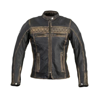 W-TEC Kusniqua Leder Motorradjacke