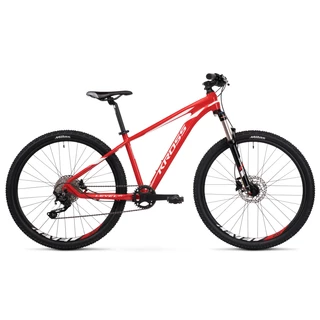 Junior kerékpár Kross Level JR TE 24" - modell 2020 - piros-fehér