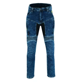 Moto jeansy BOS Prado - Gray - Acid Blue