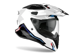 Motorcycle Helmet Airoh Commander Factor Glossy White