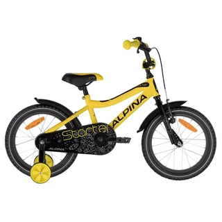 Rower dziecięcy ALPINA Starter 16" - Żółty - Żółty